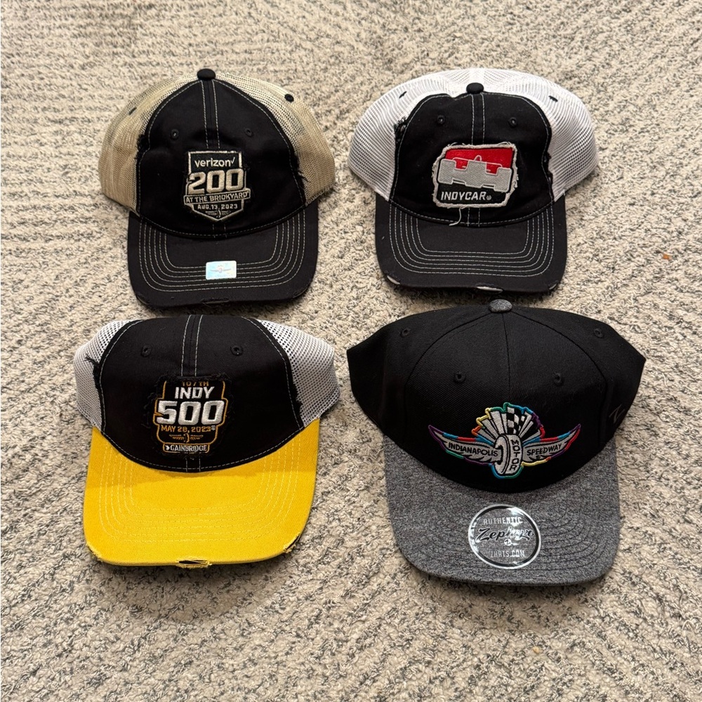 Indy 500 Hats – 2023 Official Event Edition (Set of 4)